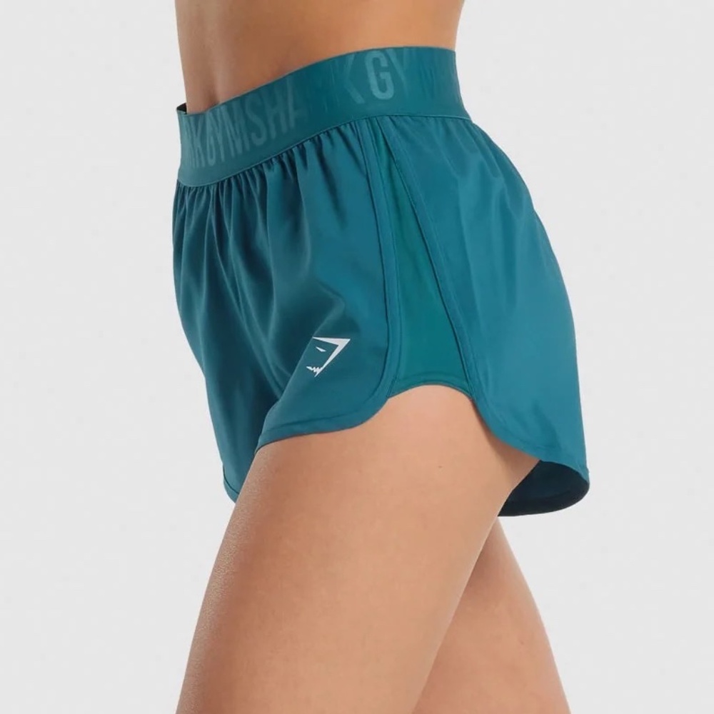 Gym Shark Training Loose Fit Shorts - Teal